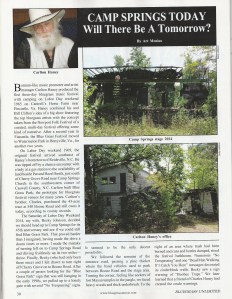 camp springs BGU first page